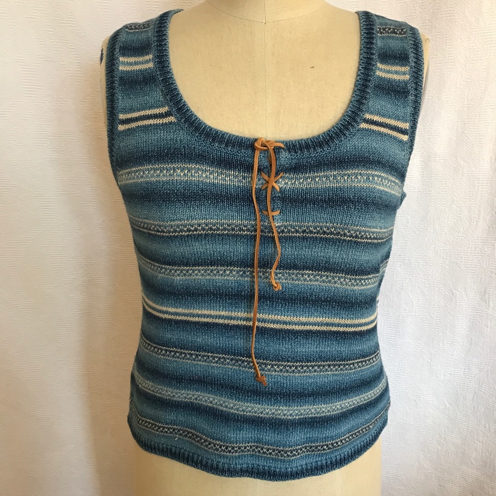 Lauren Ralph Lauren Sm melange knit tank sweater